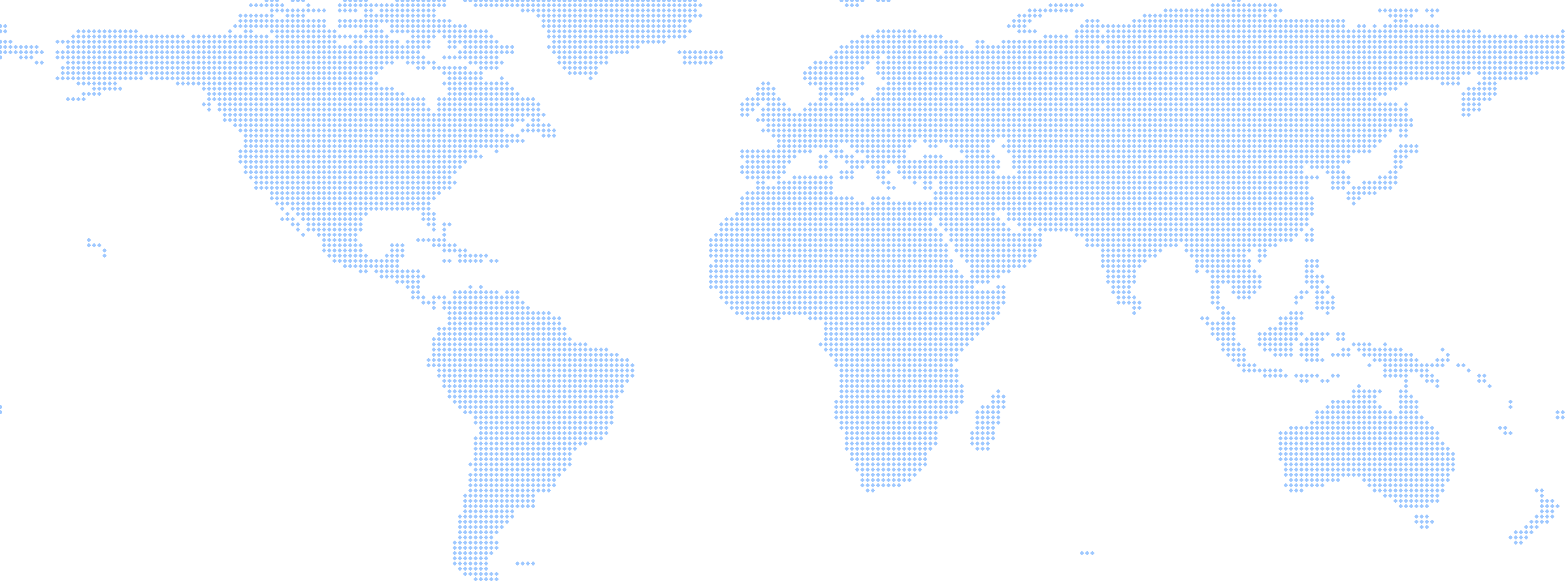 Mapa-múndi com as origens operadas pela Callevi